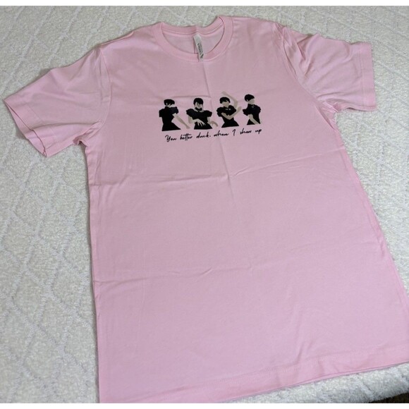 New Wednesday Addams Tv Series You Better Duck When I Show Up Dance Tee Size M - Picture 4 of 11